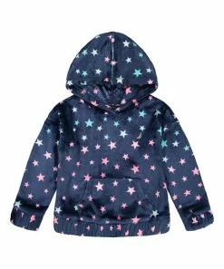 Nautica | Peacoat & Pink Heart Plush Hoodie - Toddler