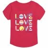 Nautica | Virtual Pink 'Love' Crewneck Tee - Toddler