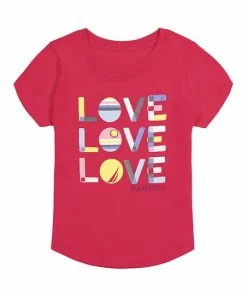 Nautica | Virtual Pink 'Love' Crewneck Tee - Toddler