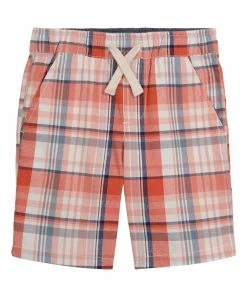 Nautica | Hot Sauce Red Plaid Shorts - Toddler