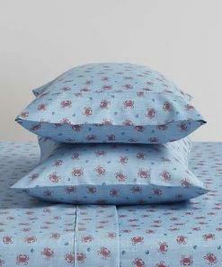 Nautica | Blue & Red Crab Sheet Set