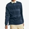 Nautica | Navy Stripe Logo Long-Sleeve Rugby Polo - Men