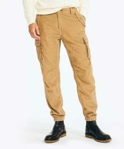Nautica | Tuscan Tan Corduroy Cargo Joggers - Men