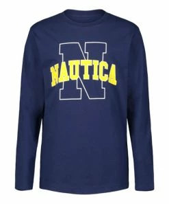 Nautica | Navy Throwback Logo Long-Sleeve Top - Toddler & Boys