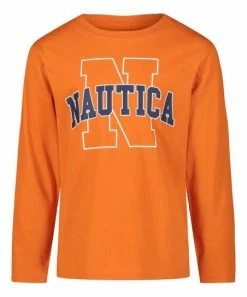 Nautica | Fireside Throwback Logo Long-Sleeve Top - Toddler