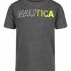 Nautica | Coal Heather & Yellow Logo Crewneck Tee - Toddler & Boys