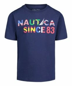 Nautica | Navy 'Nautica Since 88' Flags Crewneck Tee - Toddler & Boys