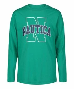 Nautica | Green Lake Throwback Logo Long-Sleeve Top - Boys