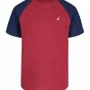 Nautica | Rhubarb & Blue Logo Raglan Tee - Toddler