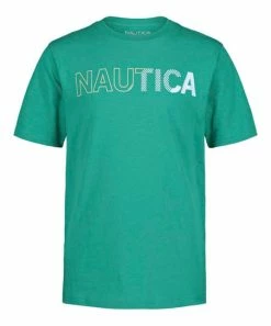 Nautica | Greenlake Lightning Logo Crewneck Tee - Boys