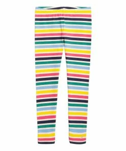 Nautica | Eggnog Multicolor Stripe Leggings - Toddler & Girls