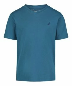 Nautica | Blue Coral Straight Crewneck Tee - Toddler
