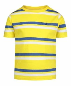 Nautica | Dandelion Stripe Crewneck Tee - Toddler & Boys