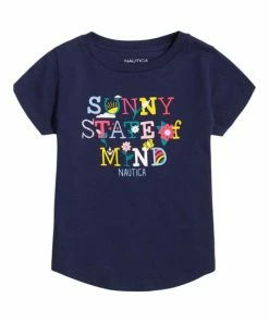 Nautica | Peacoat-Navy 'Sunny State of Mind' Crewneck Tee - Girls