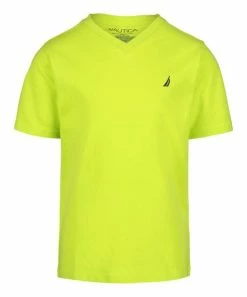 Nautica | Lime Punch Straight Crewneck Tee - Toddler