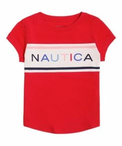 Nautica | True Red Logo Crewneck Tee - Toddler & Girls