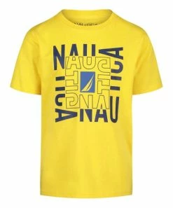 Nautica | Dandelion Square Logo Crewneck Tee - Toddler & Boys