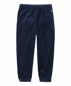 Nautica | Peacoat-Navy Velour Joggers - Girls