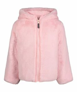 Nautica | Coral Blush Reversible Puffer Jacket - Girls