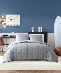 Nautica | Medium Gray & Light Gray Longdale Reversible Comforter Set