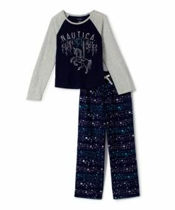 Nautica | Navy Unicorn Pajama Set - Girls