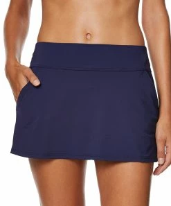 Nautica | Navy Core Skirted Bikini Bottoms - Women